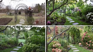 Designing a New Garden from Start to Finish  Hydrangea Garden Tour Through the Seasons [upl. by Almeeta]