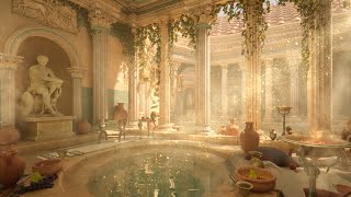 The Beautiful Ancient Roman Baths for Thinkers l Immersive Experience 4K [upl. by Keefer]