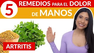 5 Remedios Caseros y Naturales para ARTRITIS [upl. by Ellynad]