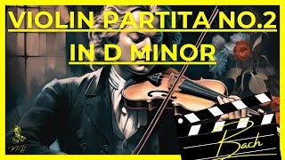 Violin Partita No2 in D minor Bach bach violinconcerto classicalmusic baroque [upl. by Wallie421]