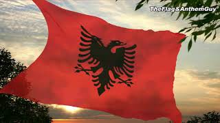 Flag and anthem of Albania CC [upl. by Melville]