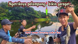 MANCING LIARAN JAKARTA TIMUR  AGRO WISATA CILANGKAP DANAU BULAN SABIT [upl. by Ednalrim428]