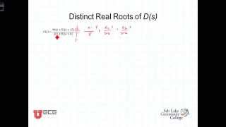 L12 7 2Laplace Trans Partial Fraction Distinct Real Roots [upl. by Fair533]