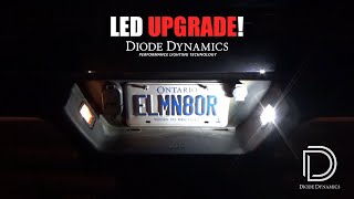 Diode Dynamics HP3 amp HP5 LED License Plate Lights Upgrade  2019 Ford F150 [upl. by Delphina706]