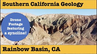 Rainbow Basin California  Drone Footage [upl. by Mandy660]