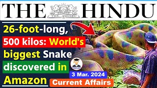 3 March 2024  The Hindu Newspaper Analysis  03 March Current Affairs  Editorial Analysis [upl. by Cir]