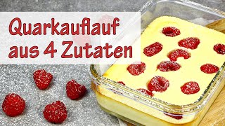 LOW CARB  KETO Quarkauflauf  schnell proteinreich amp ohne Zucker [upl. by Jacobina]