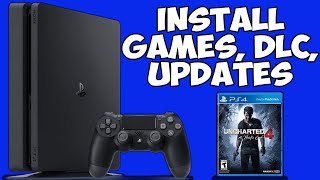 Install Games DLC and Updates on Jailbroken PS4 [upl. by Veronika]