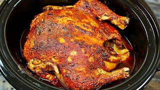 Slow Cooker Whole Chicken Recipe [upl. by Alard13]