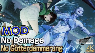 Final Fantasy 7 Remake  Yuffie amp Sonon vs Top Secrets Mod HardNo DamageNo Götterdämmerung [upl. by Ahsikcin]