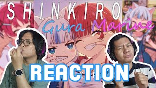 Perfecto chefkiss  SHINKIRO【宝鐘マリン・Gawr Gura】 REACTION [upl. by Hasty]