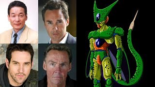 Anime Voice Comparison Imperfect Cell Dragon Ball Z [upl. by Claribel]