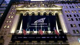 Amer Sports celebrates first day of trading at the New York Stock Exchange on February 1 2024 [upl. by Heng]