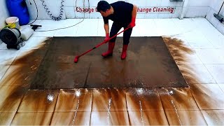 95 m2 Valuable dirty Persian carpet cleaning satisfying ASMR [upl. by Llecrup]