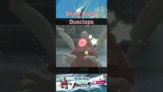 SHINY ALPHA DUSCLOPS shorts shinypokemonhunter pokemonlegendsarceus shinypokemon pokemon [upl. by Ledairam]