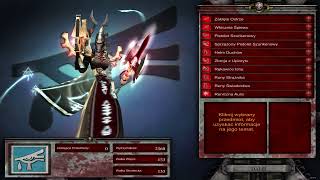 Dawn of War Dark Crusade Eldar Commander FULL UPGRADE PL [upl. by Analihp]