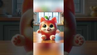 Kucing berubah jadi Gummy buah buahan kucing cat funny [upl. by Notyap]