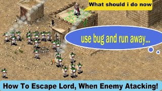 Bug Number 6  Secret Escape Way For Lord  Stronghold Crusader 1جنگ های صلیبی [upl. by Durant460]