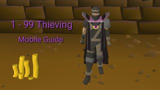 Osrs Mobile 1  99 thieving guide  rogues outfit [upl. by Iosep184]