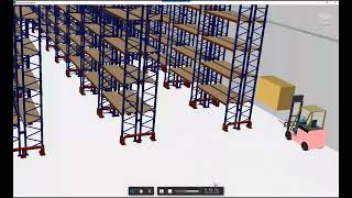 ProModel AutoCAD Edition  Simple Warehouse Example Using Factory Design Utilities and ProModel [upl. by Revorg734]