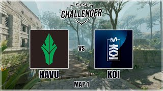 HAVU vs Movistar KOI  ESL Challenger Melbourne 2024 Europe Closed Qualifier  BO3 MAPA 1 CS2 [upl. by Oskar]