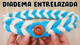 Diadema Tejida a Crochet o Ganchillo  crochet headband  VINCHA [upl. by Yenolem]