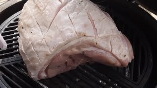 Smoked Ham Recipe Peach Brandy Glaze [upl. by Burney]