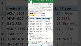 How to identify or highlight expired or upcoming dates in Excel  Excel Tips and Tricks [upl. by Eclud]