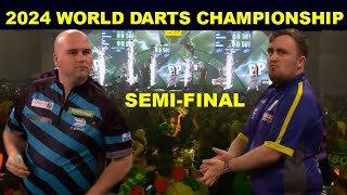 Cross v Littler SF 2024 World Darts Championship [upl. by Elreath]