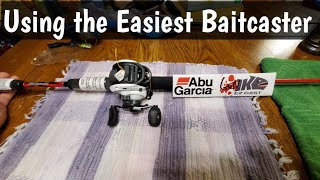 Using the Abu Garcia Gen Ike EZ CastThe Easiest Baitcaster Ive Ever Seen Perfect For Beginners [upl. by Seligman397]