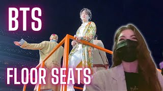 BTS concert FLOOR SEATS experience PTD On Stage LA Day 3  VLOG [upl. by Ardnassak]