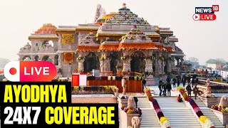 Ayodhya Ram Mandir Coverage Live  Ram Mandir Pran Pratishtha Ceremony Live  N18L  News18 Live [upl. by Dnomayd]