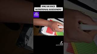 NMC UK OSCE Nutritional ASSESSMENT [upl. by Nottirb600]