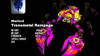 Beast Wars Transmetals Rampage Beast [upl. by Januarius24]