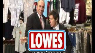 Lowes clothing menswear commercial 102 [upl. by Lundt]