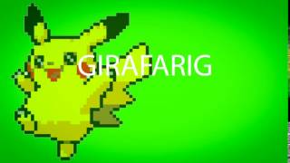 how to pronounce GIRAFARIG  Pokémon GO [upl. by Yaja826]