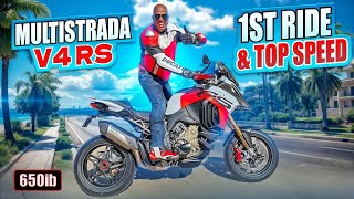 2024 Ducati Multistrada V4 RS  1st Ride amp TOP SPEED [upl. by Meensat963]