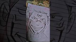 How to draw sukuna drawing 😍  jujutsu kaisen sukuna jujutsukaisen trendingvideo trendingshorts [upl. by Traver889]