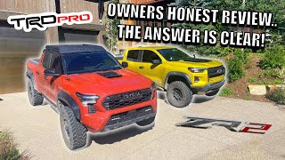 Tacoma TRD PRO VS Colorado ZR2 WHICH SHOULD YOU BUY [upl. by Nosyla767]