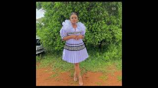 South African Sepedi Wedding attire African attire fashion viral trending [upl. by Enyledam634]