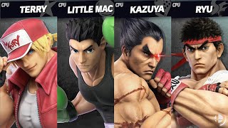 Super Smash Bros Ultimate Boxing Ring And Mishima Dojo [upl. by Yaned]