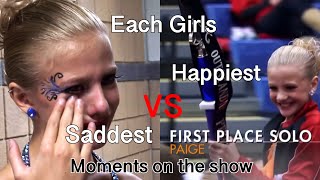 Dance Moms Each Girls Happiest VS Saddest Moment [upl. by Constantia]