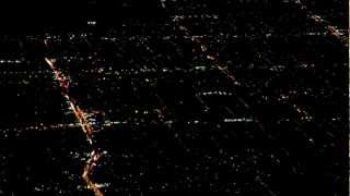 Twinkling city lights across the Los Angeles Basin [upl. by Rod]