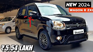 Maruti Suzuki Wagon r 2024 new model in india Wagon r ZXI 2024 on road price features review [upl. by Aivila]