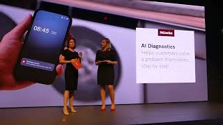 Miele AI Diagnostics Circularity und digitalisation IFA 2024 [upl. by Anihsit]