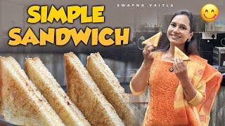 Simple Sandwich swapnavaitla youtube foodie foryou travelingfoodie food [upl. by Llebiram70]