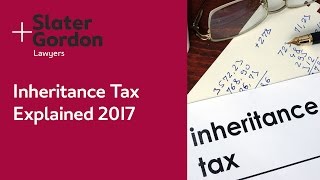 Inheritance Tax Explained 2017 [upl. by Ashlen]