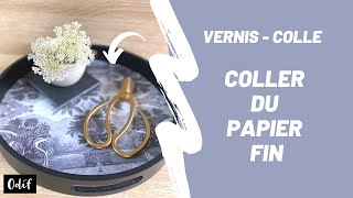 Tuto Produit Comment utiliser le vernis colle 202 Odif [upl. by Lairbag]