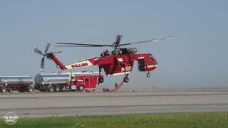 Erickson Skycrane Taking Off  Sillar Helicopters 25M amp 95B [upl. by Ydnir]