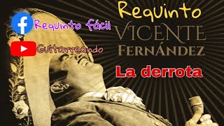 REQUINTO LA DERROTA VICENTE FERNANDEZ INTRO [upl. by Onitnelav]